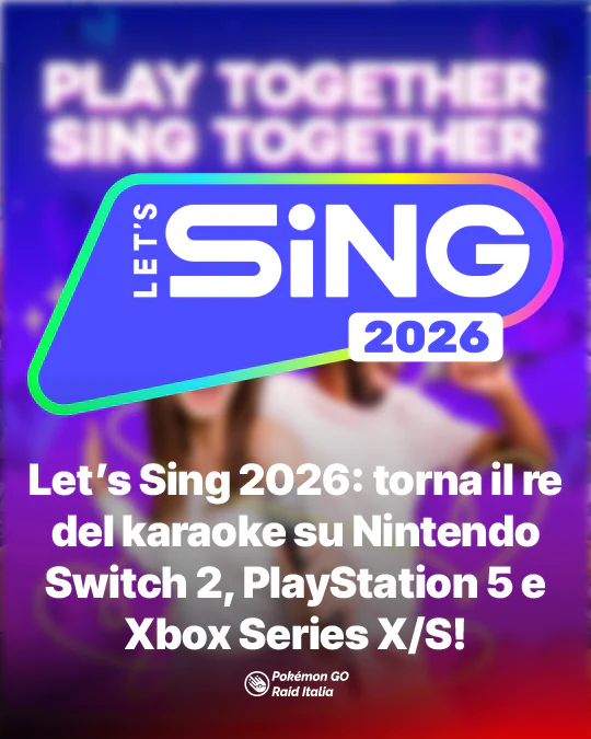 Let’s Sing 2026 torna il re del karaoke su Nintendo Switch 2, PlayStation 5 e Xbox Series XS!
