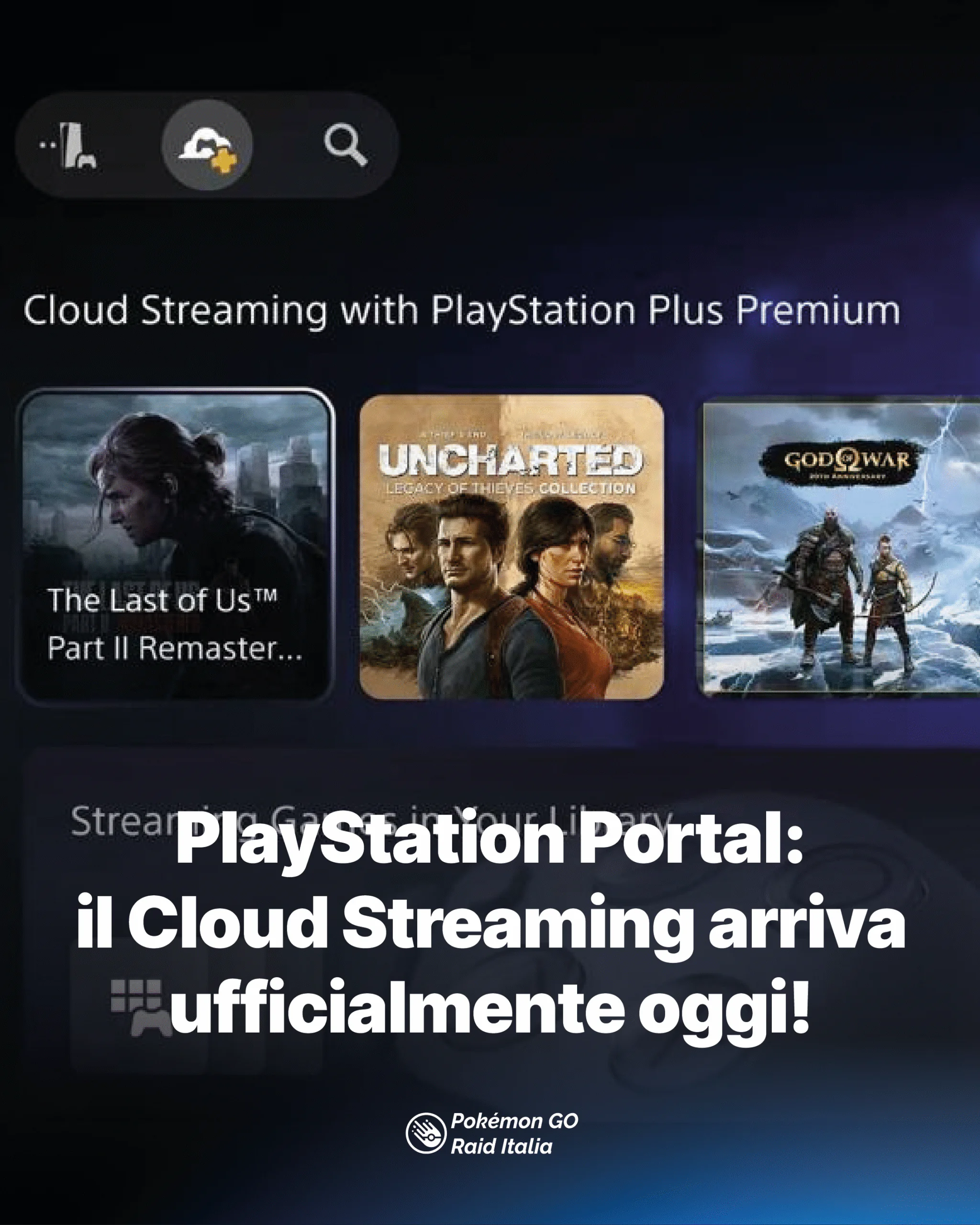 PlayStation Portal il Cloud Streaming arriva ufficialmente oggi!