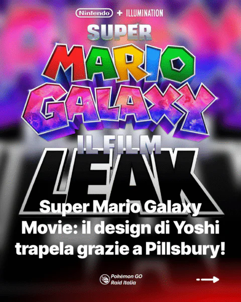 Super Mario Galaxy Movie: il design di Yoshi trapela grazie a… Pillsbury!