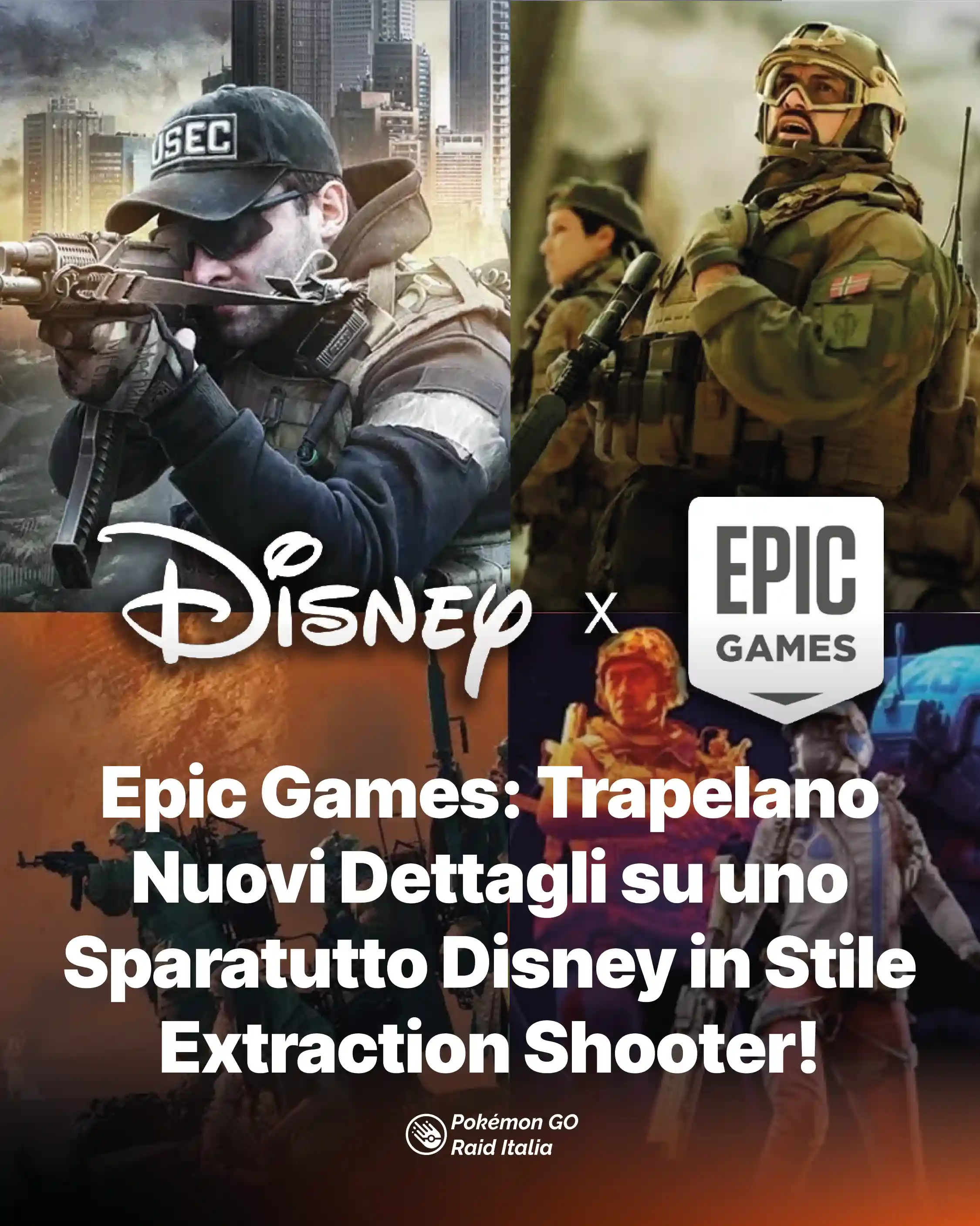 Epic Games: Trapelano Nuovi Dettagli su uno Sparatutto Disney in Stile Extraction Shooter!