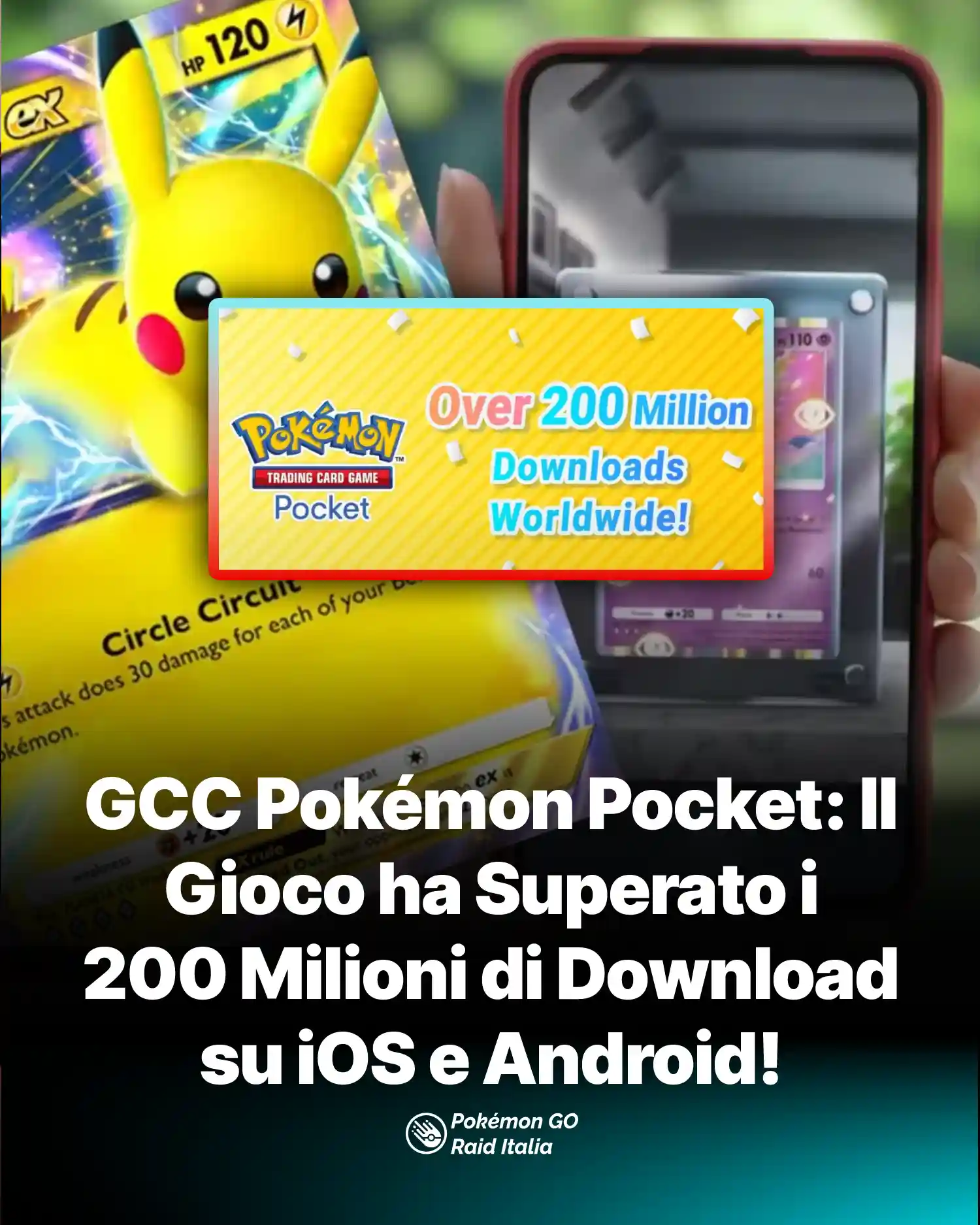 GCC Pokémon Pocket: Il Gioco ha Superato i 200 Milioni di Download su iOS e Android!