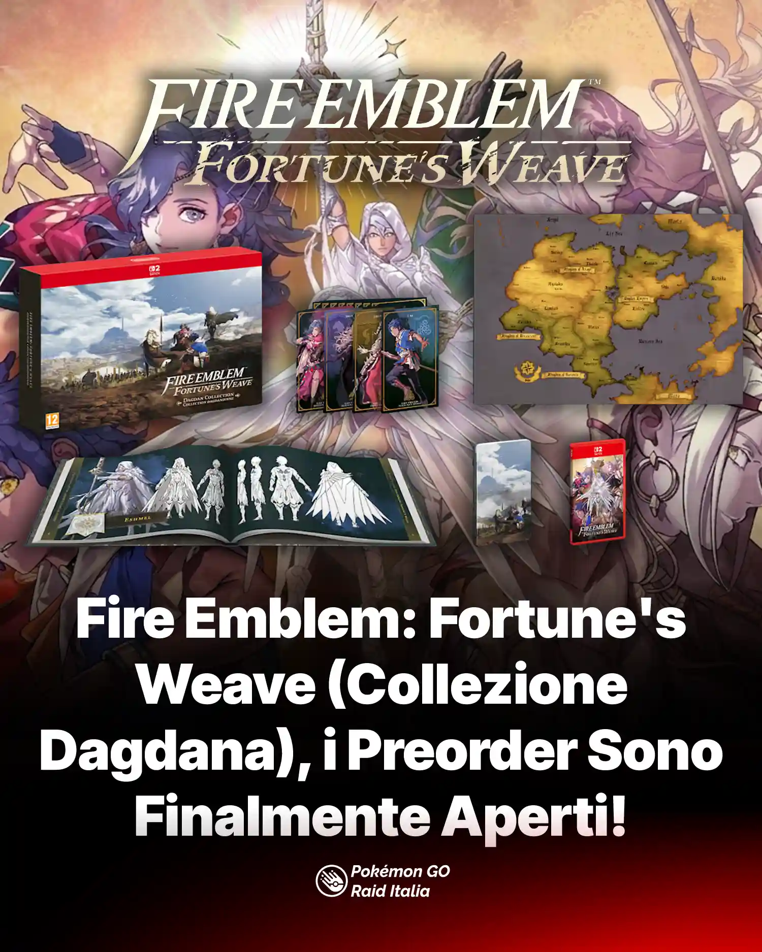 Fire Emblem: Fortune's Weave (Collezione Dagdana), i Preorder Sono Finalmente Aperti!
