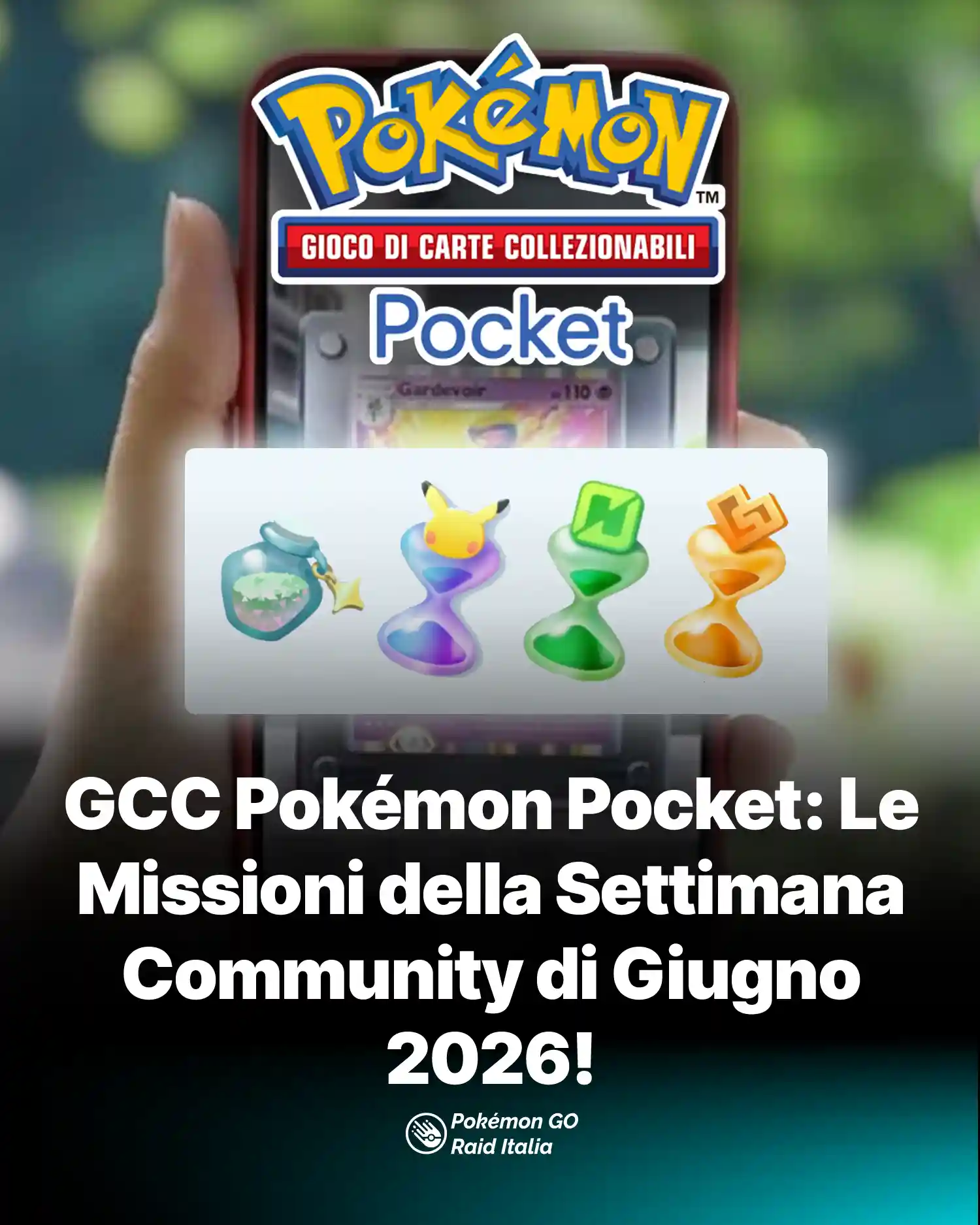 GCC Pokémon Pocket: Le Missioni della Settimana Community di Giugno 2026!