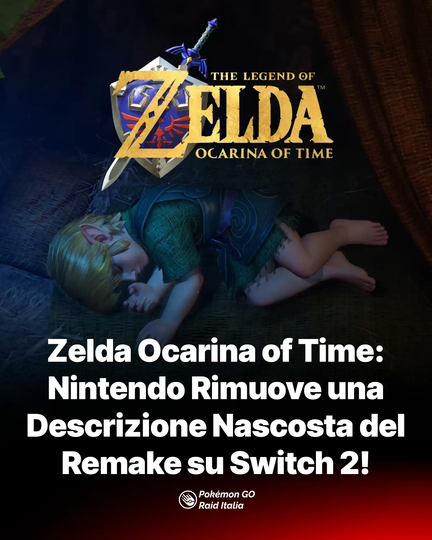 Zelda Ocarina of Time: Nintendo Rimuove una Descrizione Nascosta del Remake su Switch 2!