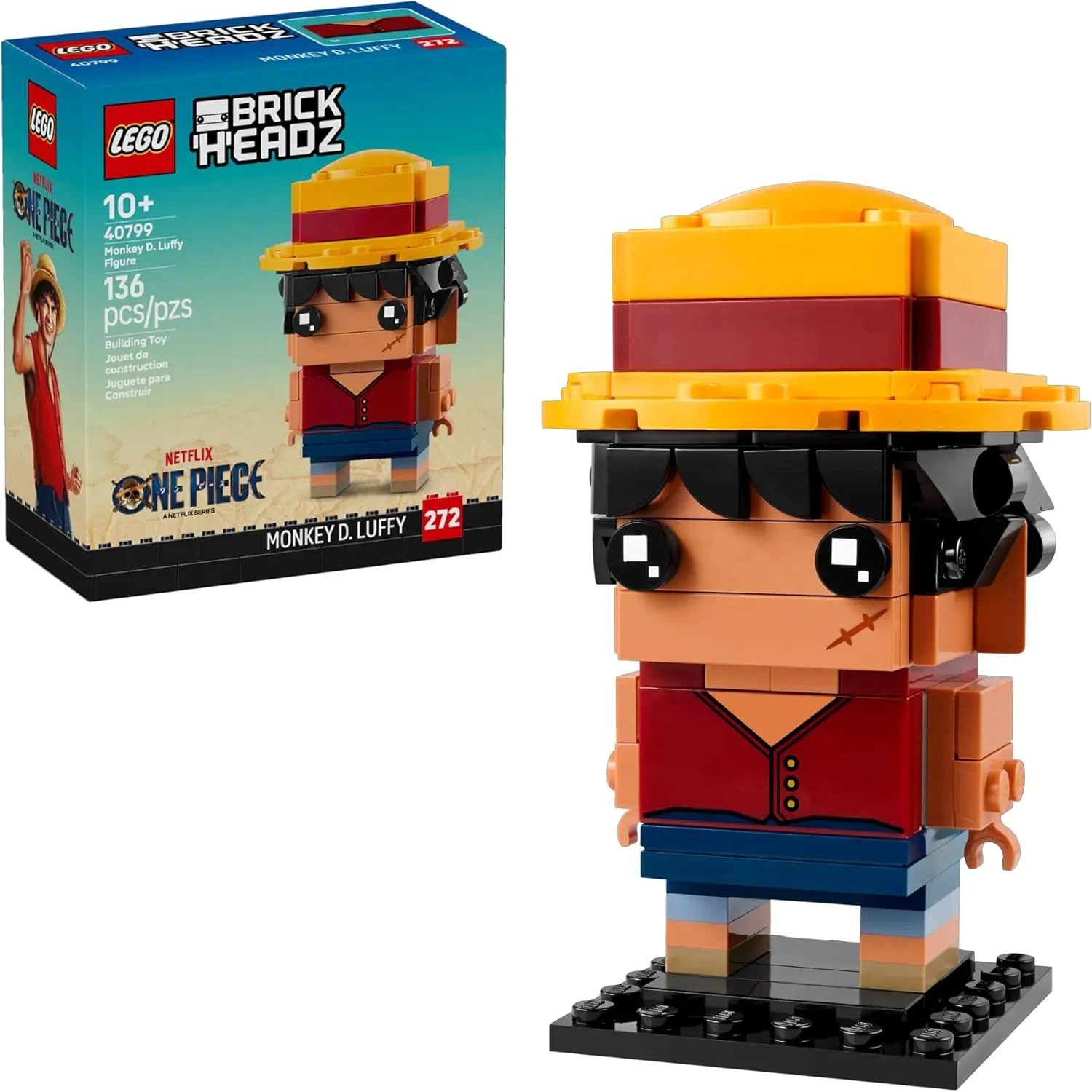 LEGO Brickheadz 40799 - Monkey D. Luffy