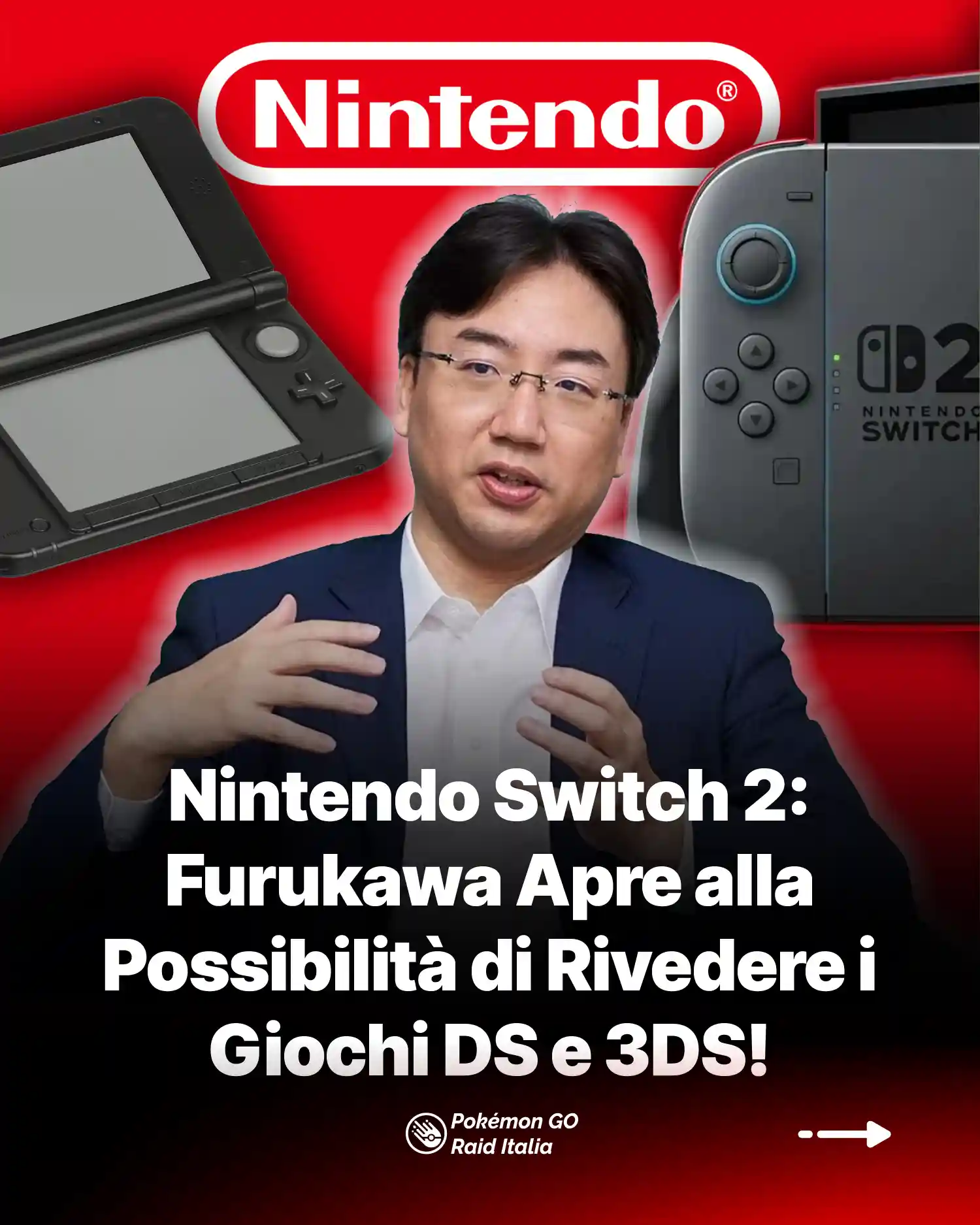 Nintendo Switch 2: Furukawa Apre alla Possibilità di Rivedere i Giochi DS e 3DS!