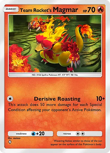Magmar del Team Rocket - GCC Pokémon Pocket B4a