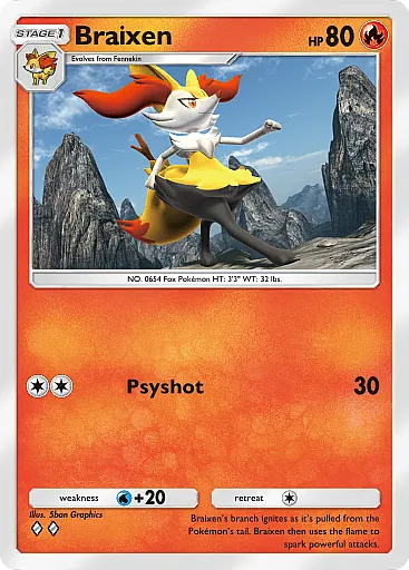 Braixen - GCC Pokémon Pocket B4a