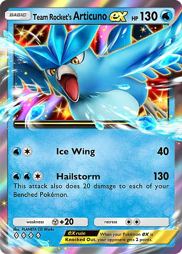 Articuno-ex del Team Rocket - GCC Pokémon Pocket B4a