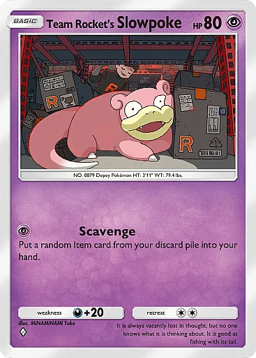 Slowpoke del Team Rocket - GCC Pokémon Pocket B4a