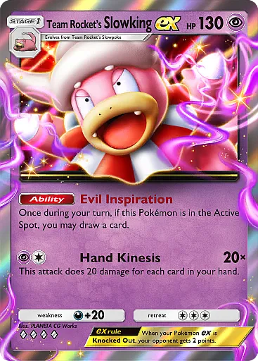 Slowking-ex del Team Rocket - GCC Pokémon Pocket B4a