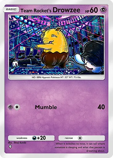 Drowzee del Team Rocket - GCC Pokémon Pocket B4a