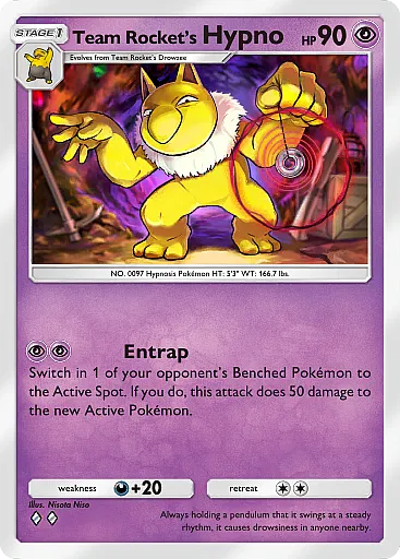 Hypno del Team Rocket - GCC Pokémon Pocket B4a