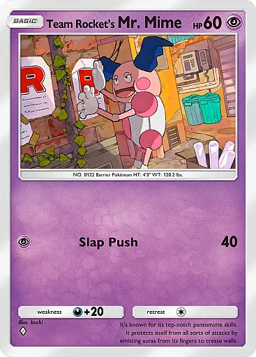 Mr. Mime del Team Rocket - GCC Pokémon Pocket B4a