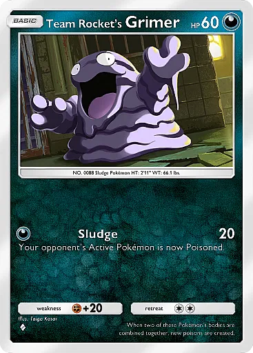Grimer del Team Rocket - GCC Pokémon Pocket B4a