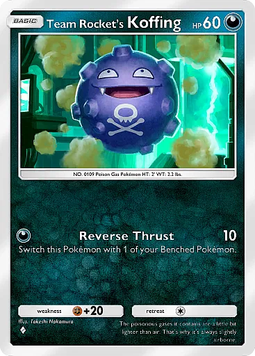 Koffing del Team Rocket - GCC Pokémon Pocket B4a