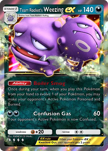 Weezing-ex del Team Rocket - GCC Pokémon Pocket B4a