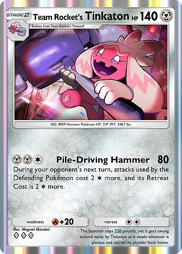 Tinkaton del Team Rocket - GCC Pokémon Pocket B4a