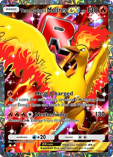 Moltres-ex del Team Rocket - GCC Pokémon Pocket B4a