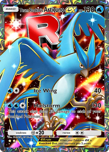 Articuno-ex del Team Rocket - GCC Pokémon Pocket B4a