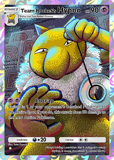 Hypno del Team Rocket - GCC Pokémon Pocket B4a
