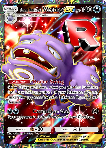 Weezing-ex del Team Rocket - GCC Pokémon Pocket B4a