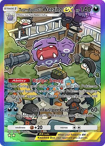 Weezing-ex del Team Rocket - GCC Pokémon Pocket B4a