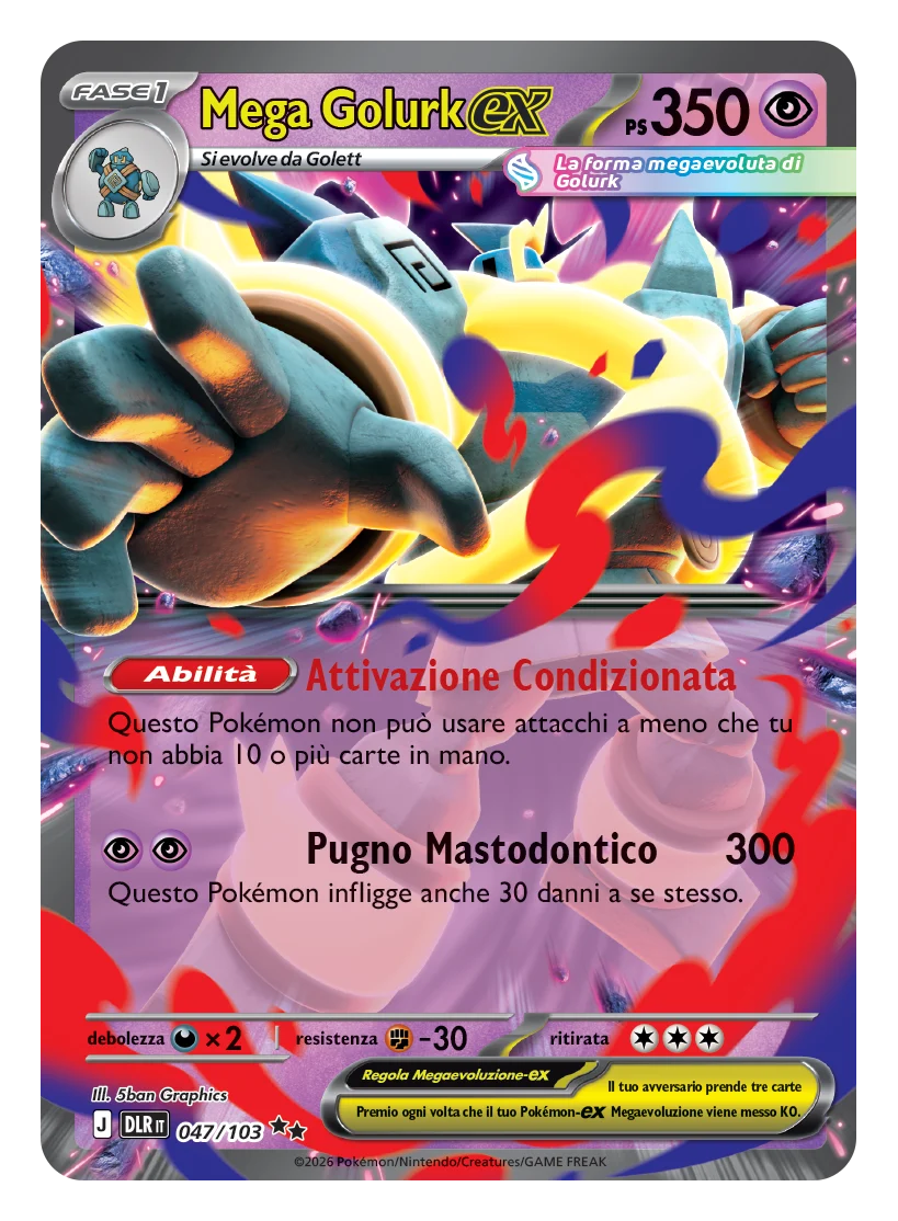 Mega Golurk-ex Dominio Delta