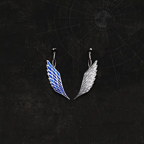 A.O.T. 3 Wings of Freedom Earrings