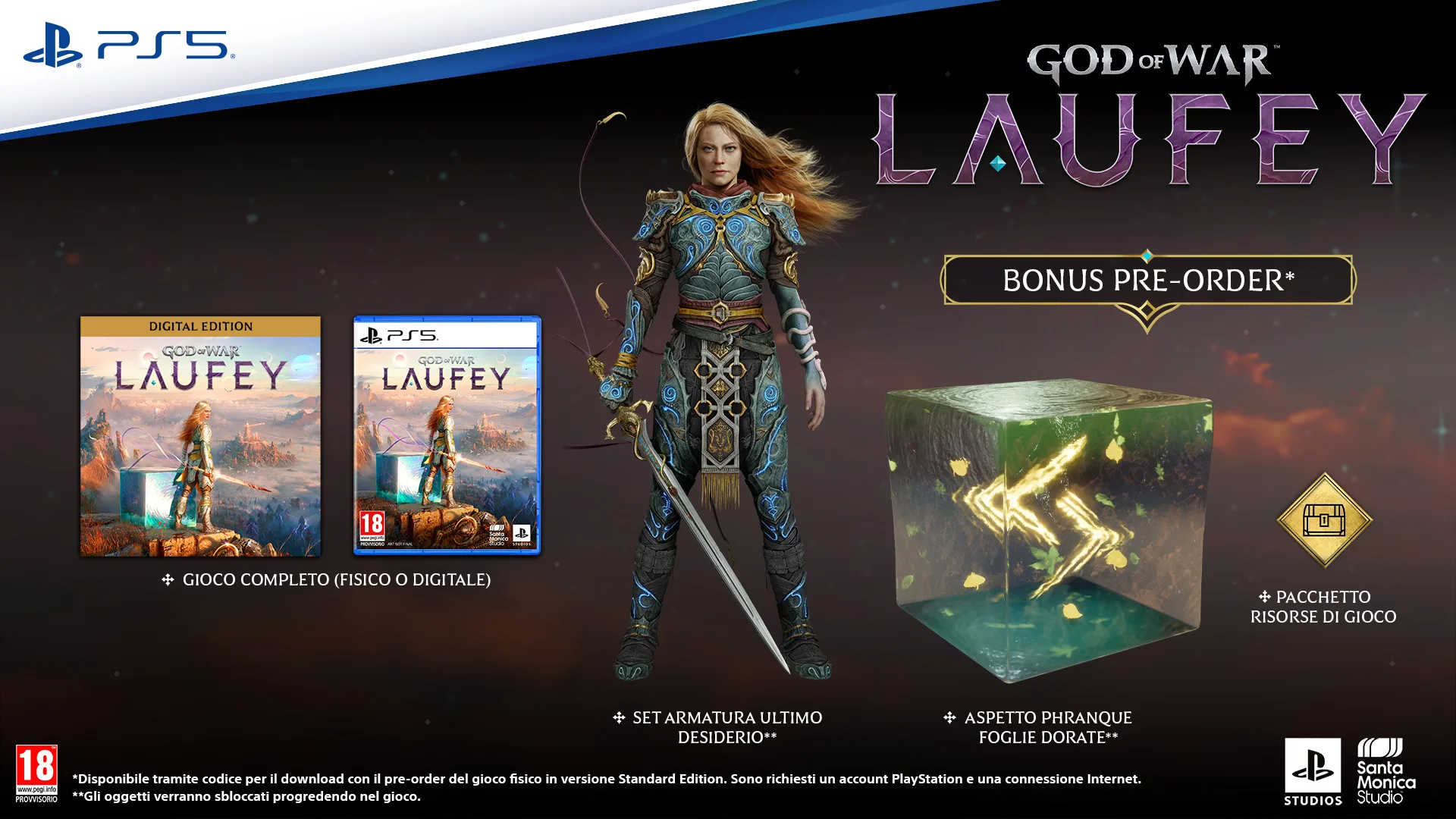 Bonus preorder God of War Laufey