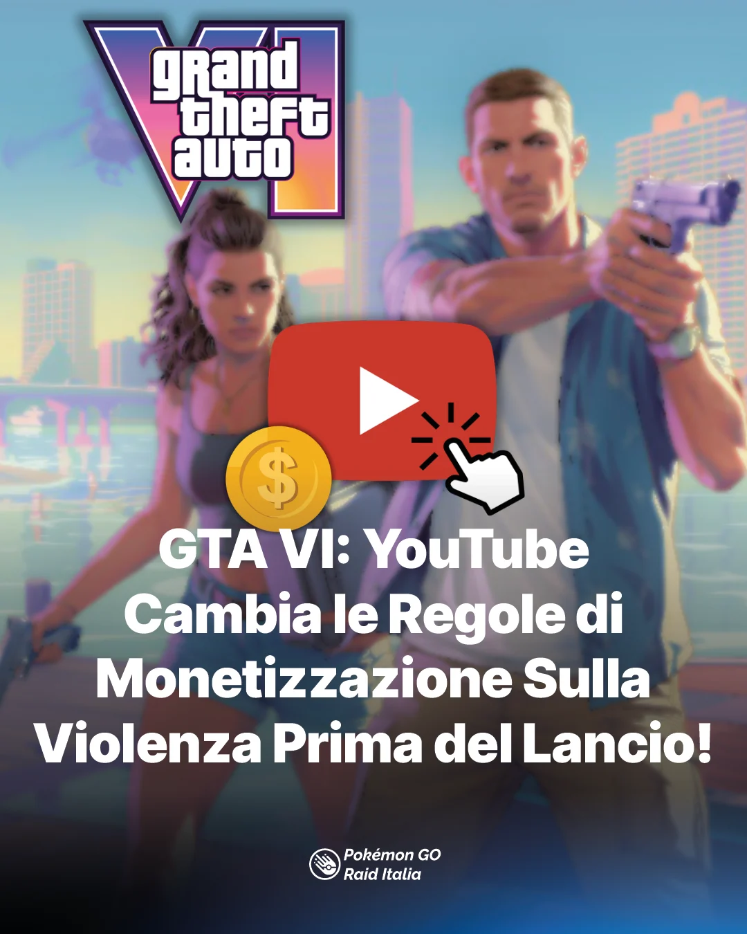 GTA VI: YouTube Cambia le Regole di Monetizzazione Sulla Violenza Prima del Lancio!