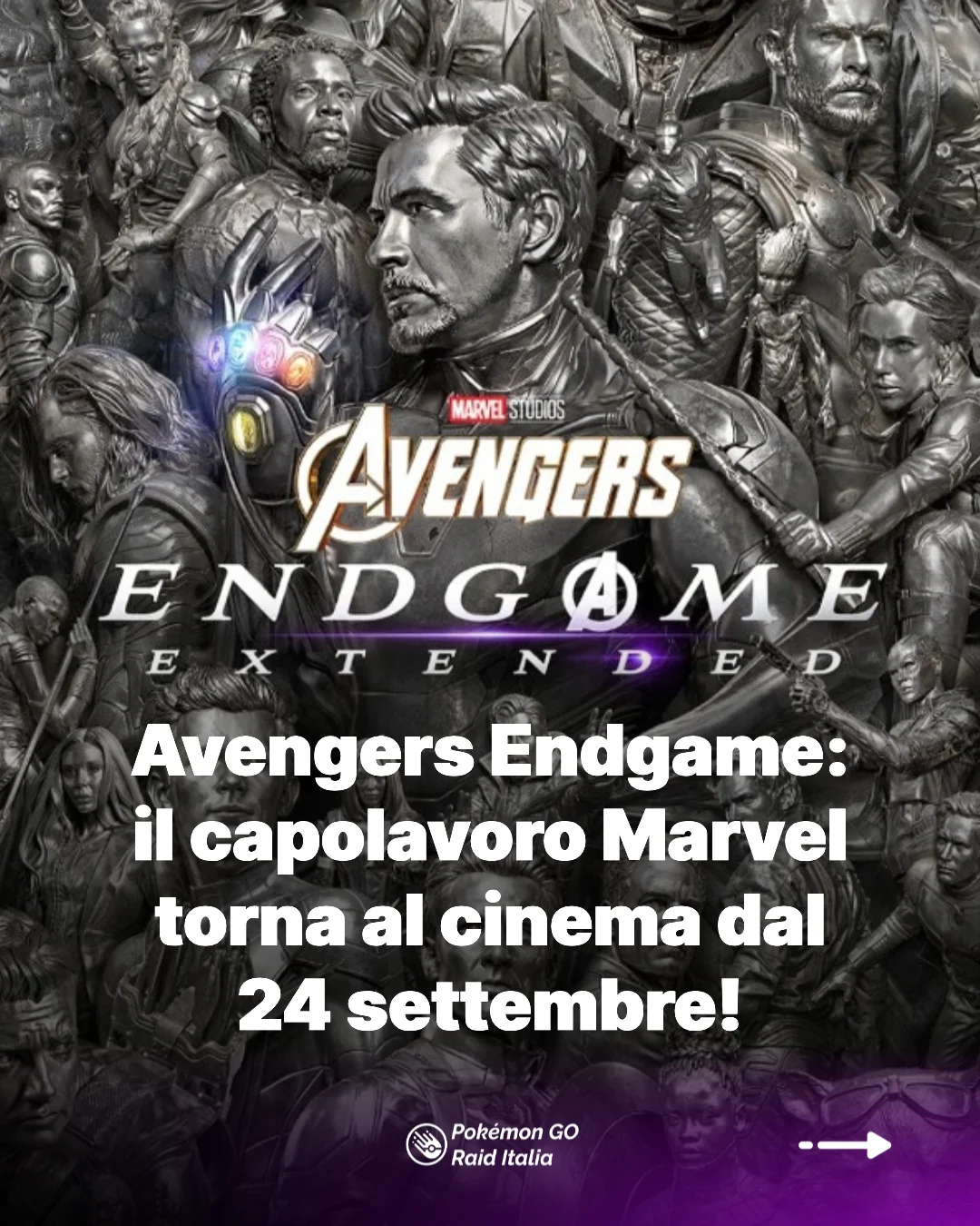 Copertina Avengers Endgame Extended