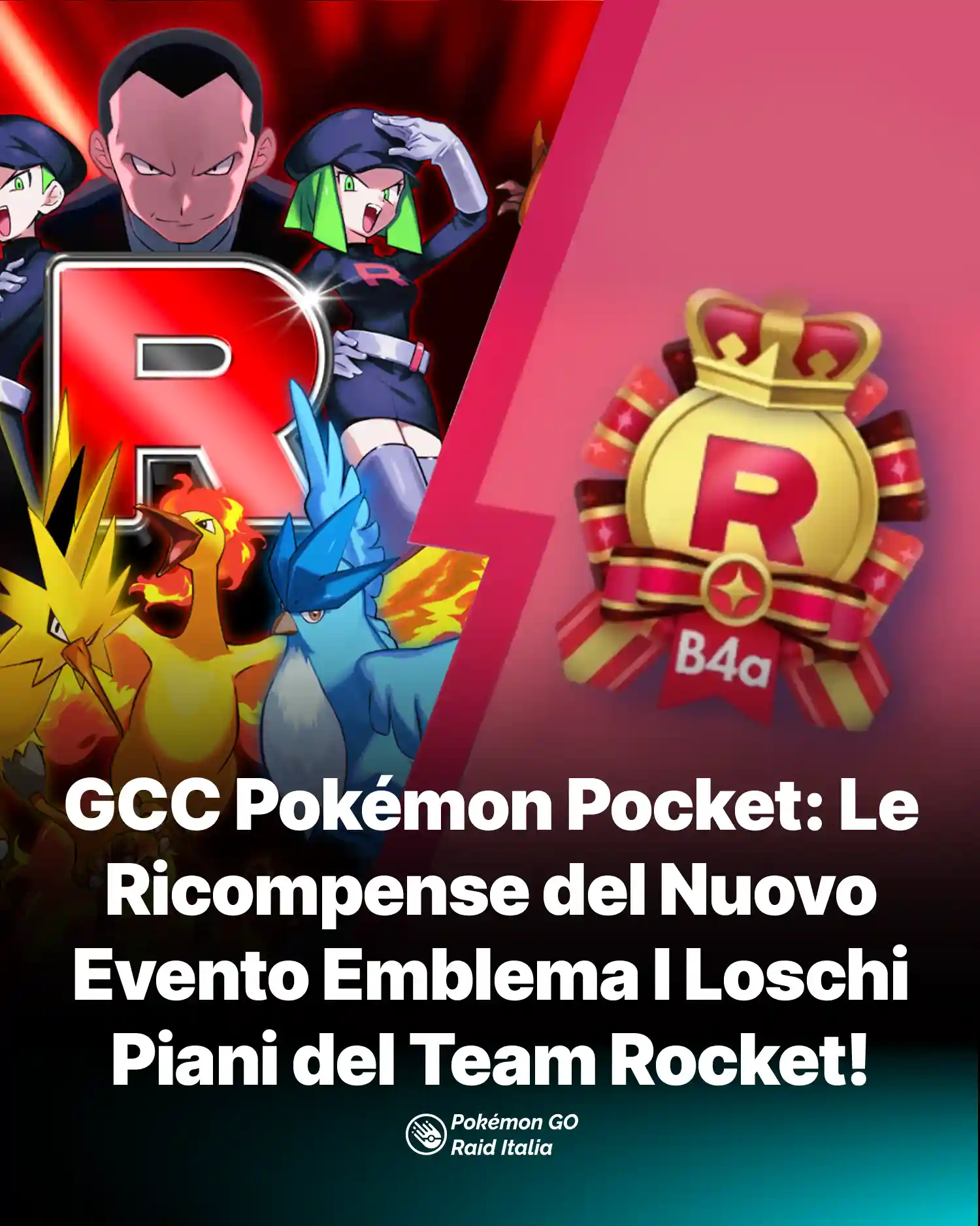 GCC Pokémon Pocket: Le Ricompense del Nuovo Evento Emblema I Loschi Piani del Team Rocket!