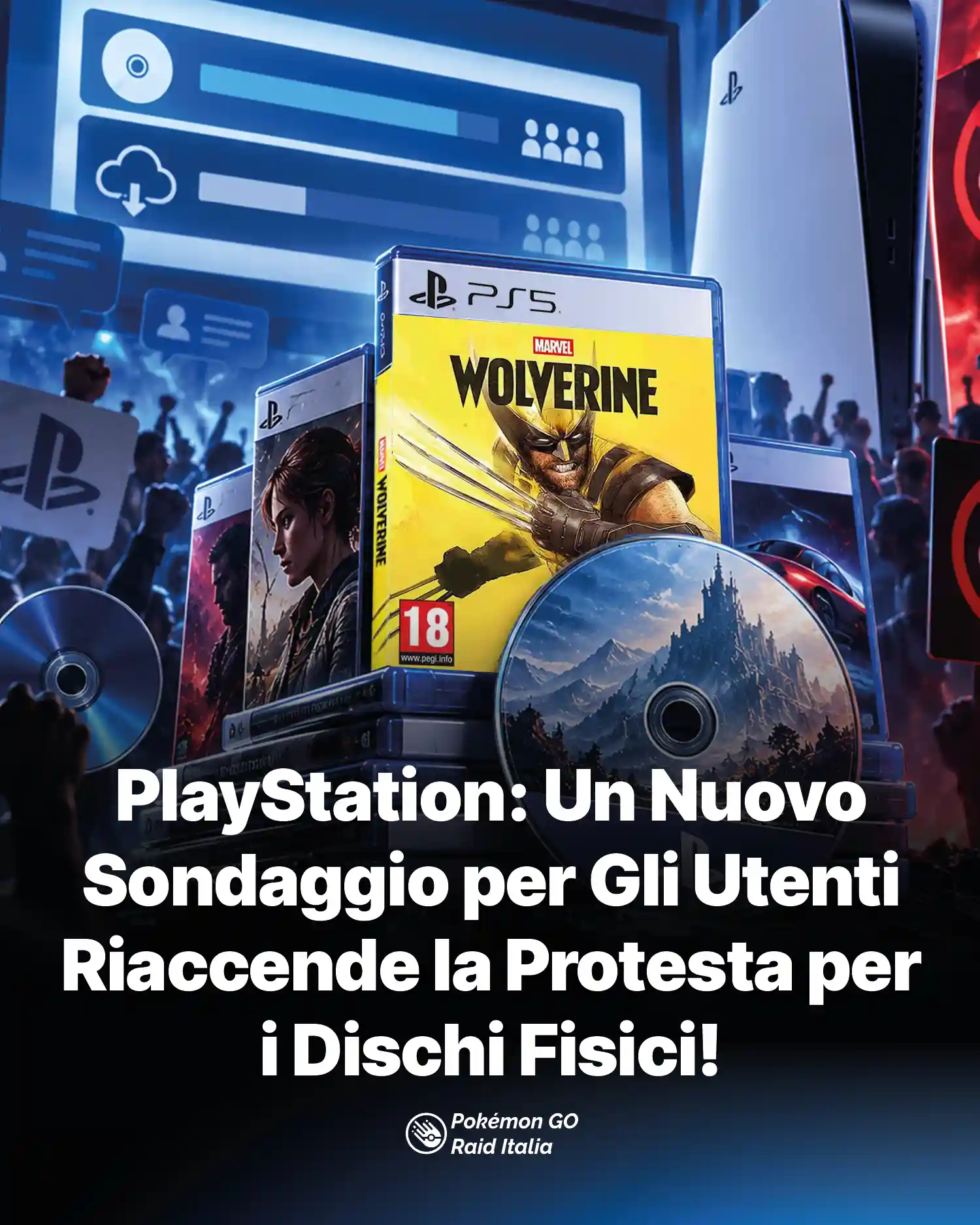 PlayStation: Un Nuovo Sondaggio per Gli Utenti Riaccende la Protesta per i Dischi Fisici!
