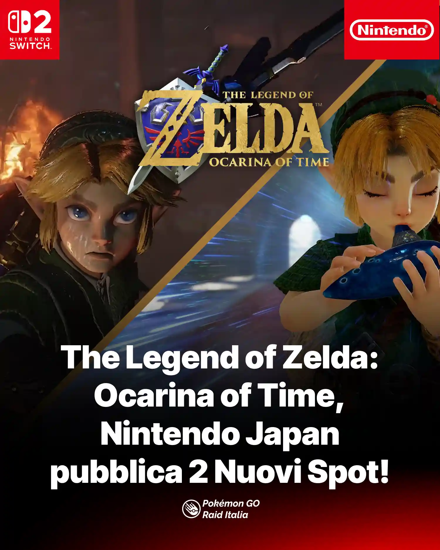 The Legend of Zelda: Ocarina of Time, Nintendo Japan pubblica 2 Nuovi Spot!