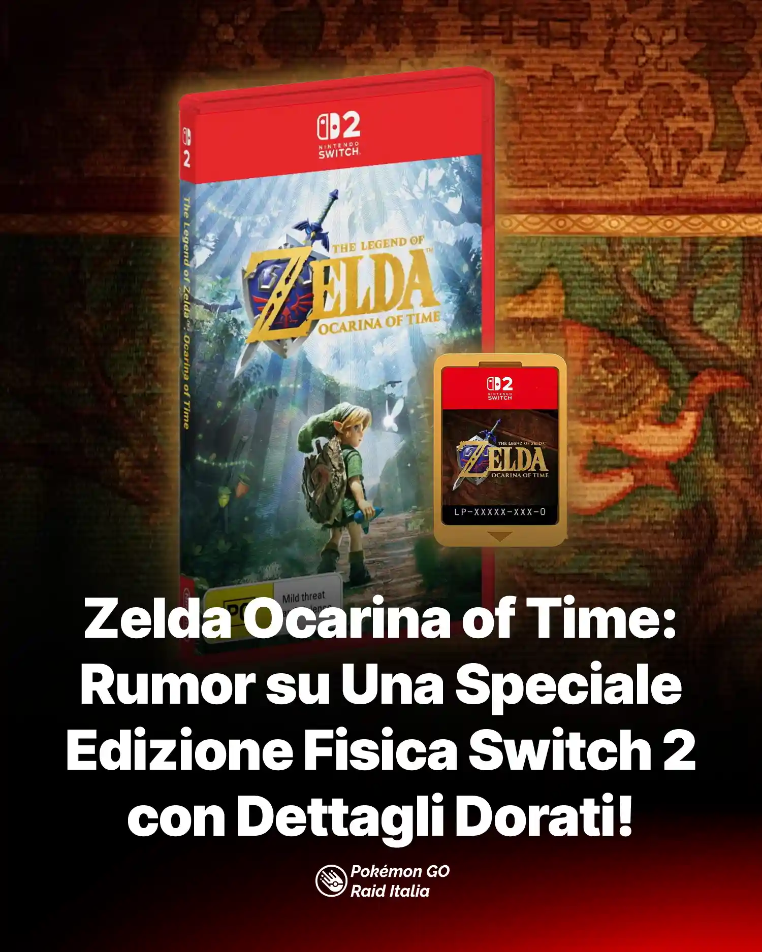 Zelda Ocarina of Time: Rumor su Una Speciale Edizione Fisica Switch 2 con Dettagli Dorati!